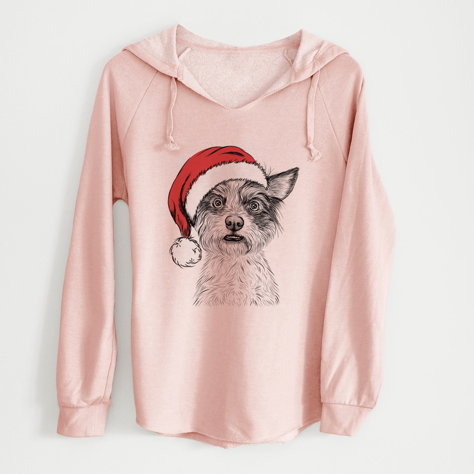 Santa Quigley the Mixed Breed - Cali Wave Hooded Sweatshirt