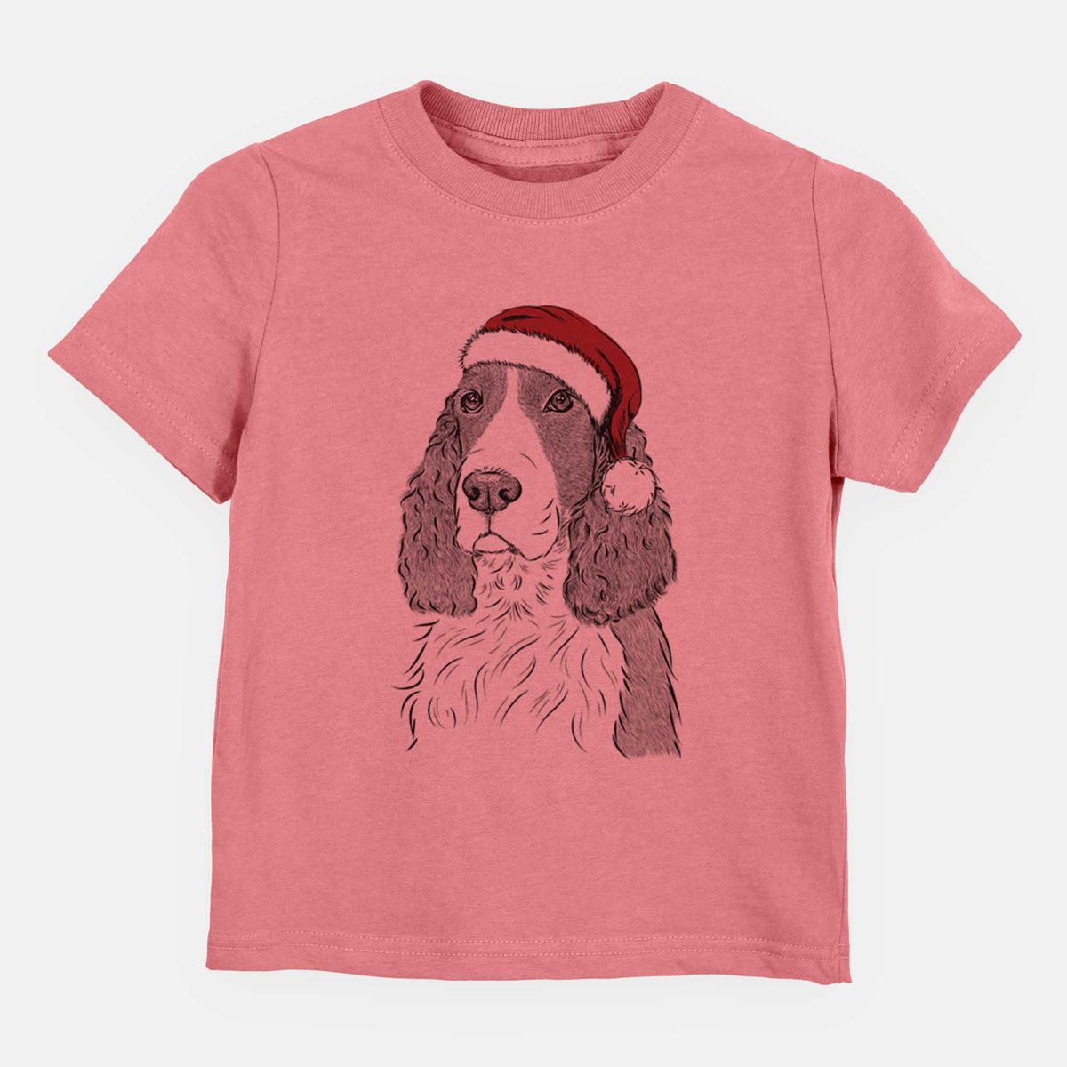 Santa Quincy the English Springer Spaniel - Kids/Youth/Toddler Shirt