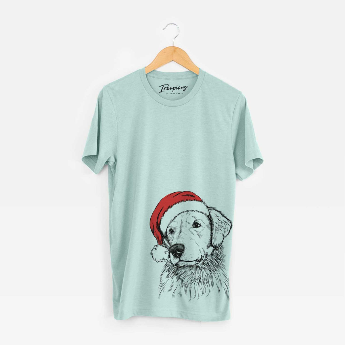 Santa Quinn the Golden Retriever - Unisex Crewneck
