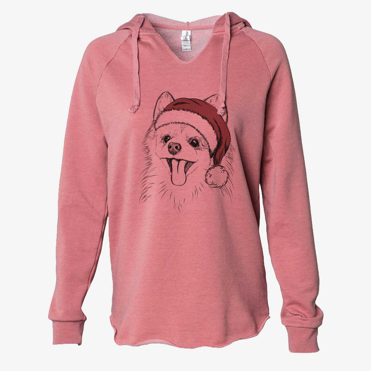 Quinn the Pomeranian - Cali Wave Hooded Sweatshirt