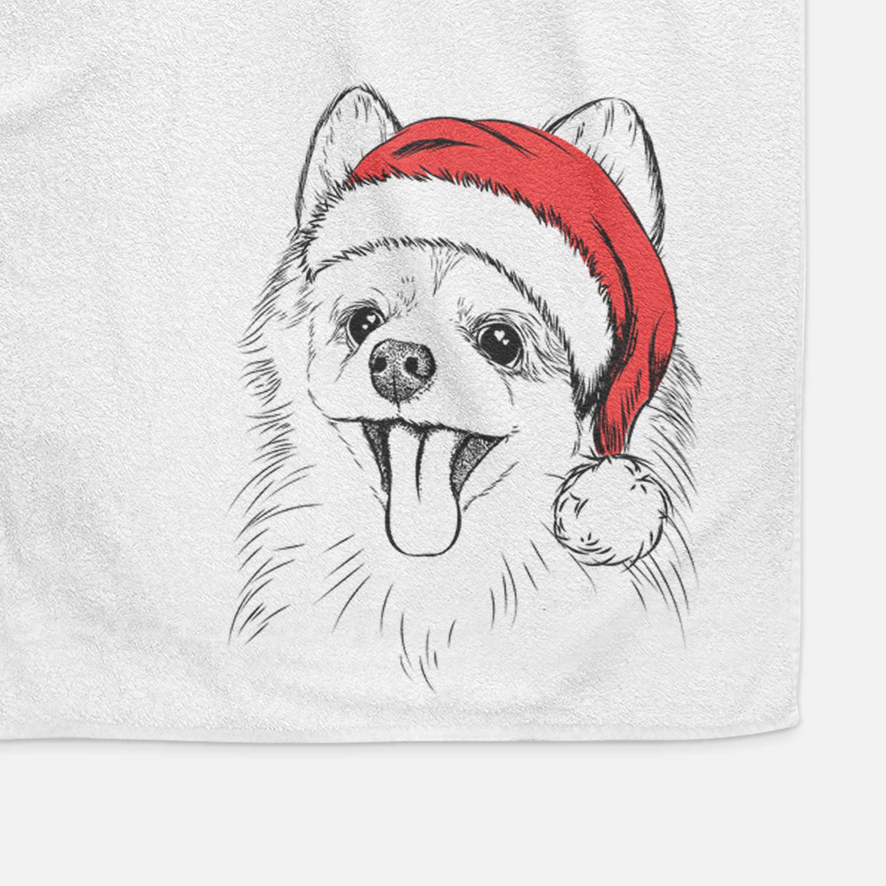 Quinn the Pomeranian Decorative Hand Towel