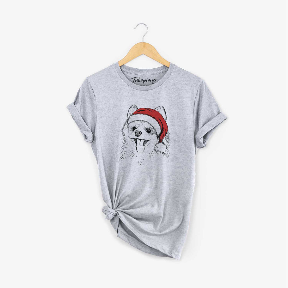 Santa Quinn the Pomeranian - Unisex Crewneck