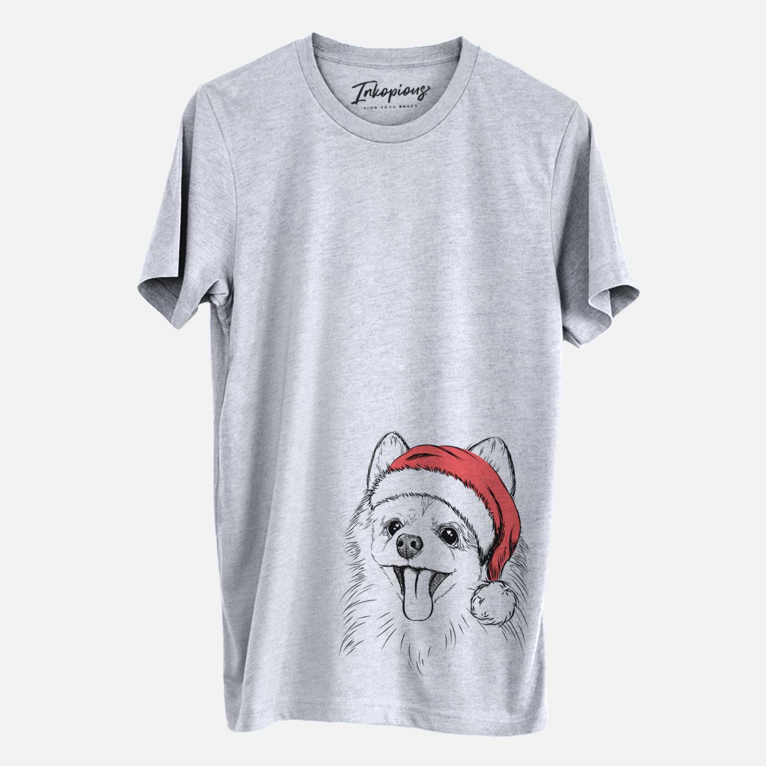 Santa Quinn the Pomeranian - Unisex Crewneck