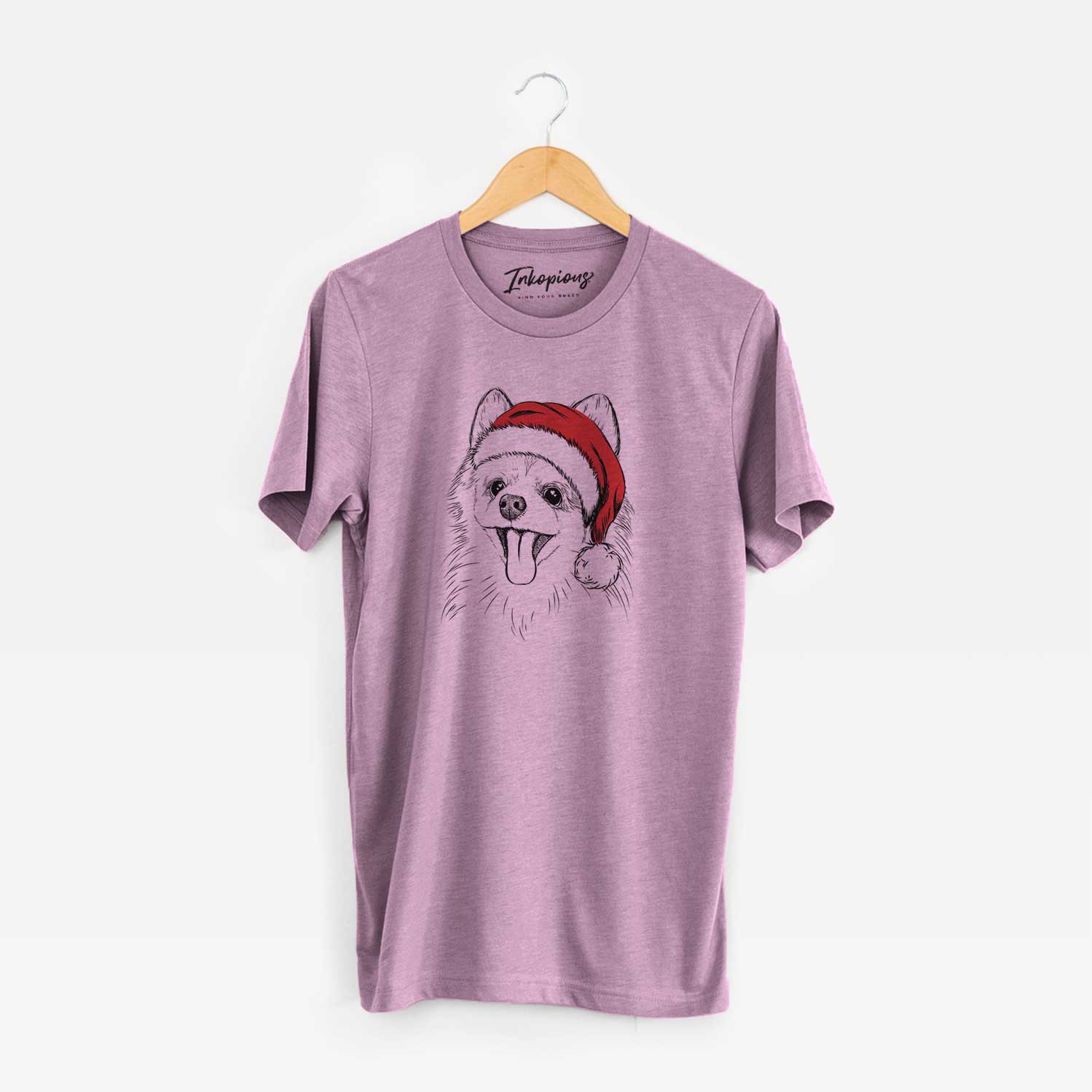 Santa Quinn the Pomeranian - Unisex Crewneck