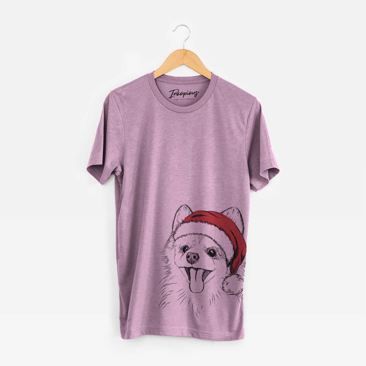 Santa Quinn the Pomeranian - Unisex Crewneck