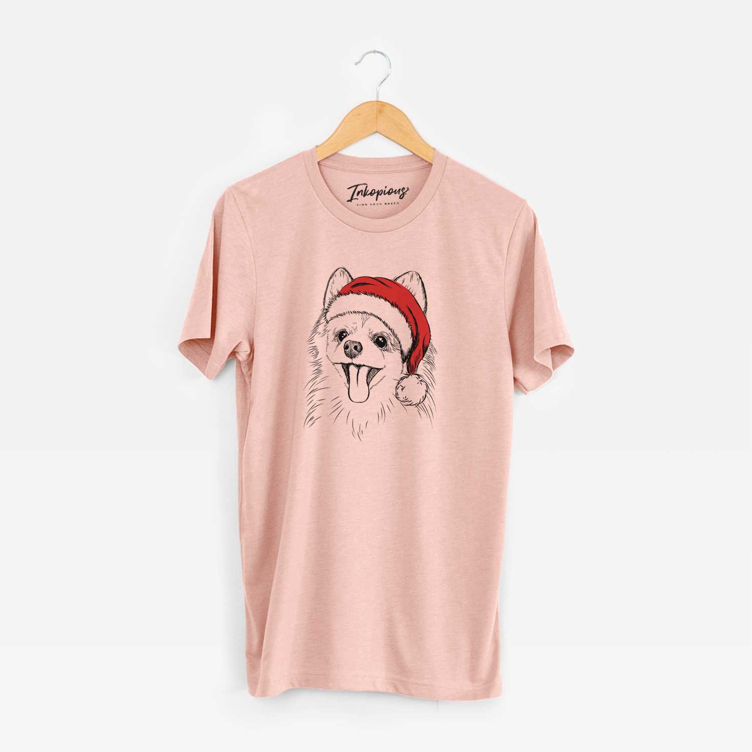 Santa Quinn the Pomeranian - Unisex Crewneck