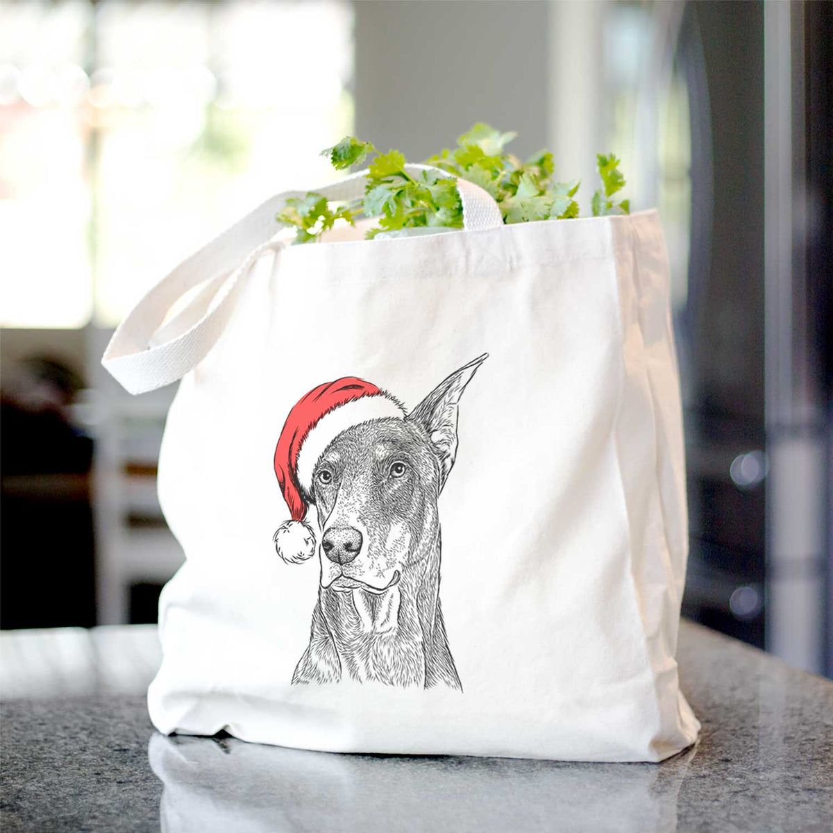 RJ the Doberman Pinscher - Tote Bag