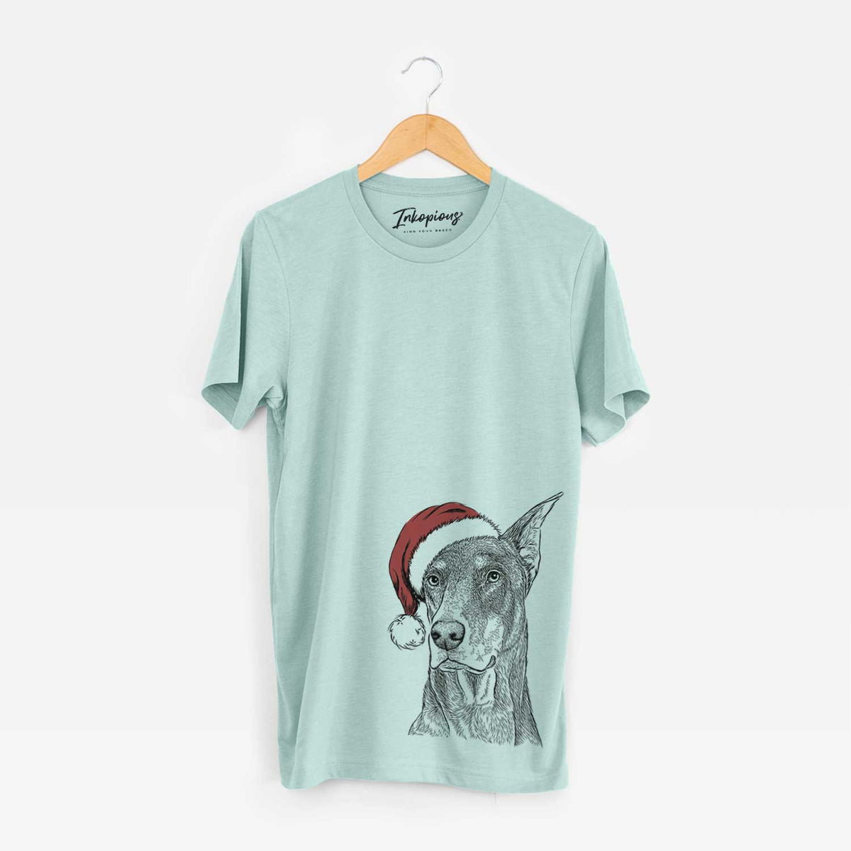 Santa RJ the Doberman Pinscher - Unisex Crewneck