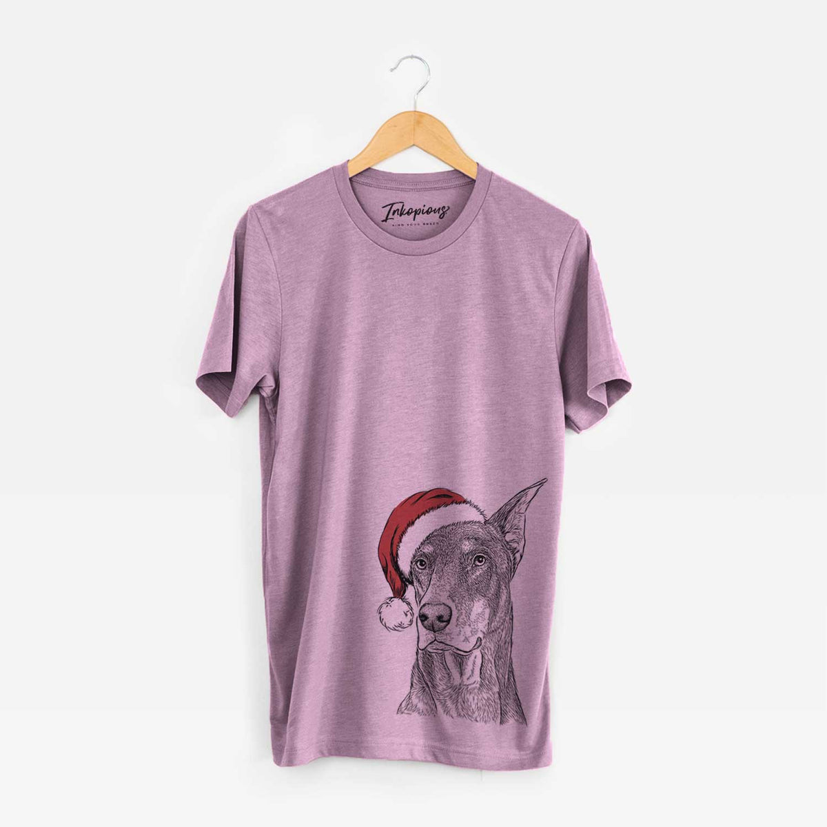 Santa RJ the Doberman Pinscher - Unisex Crewneck