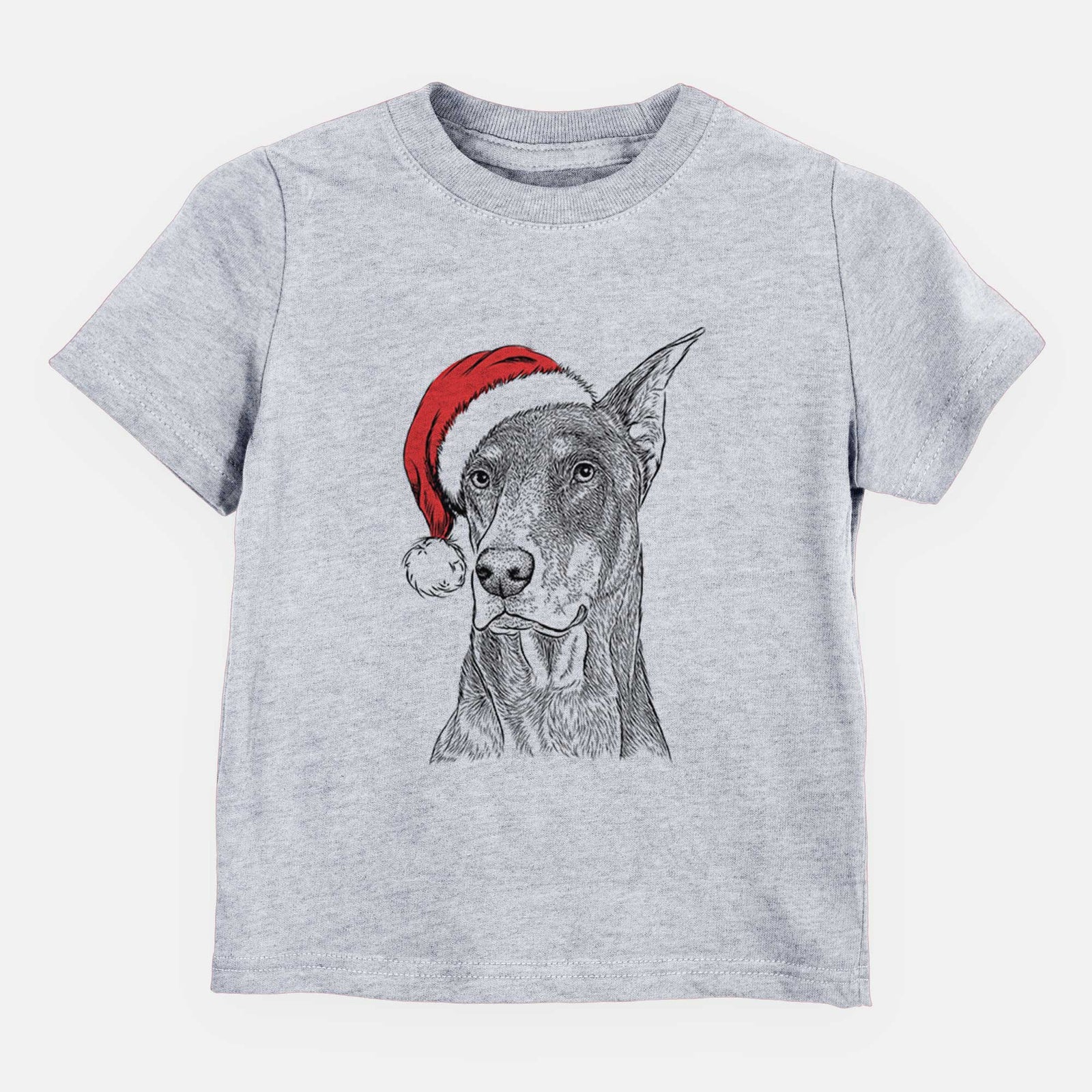 Santa RJ the Doberman Pinscher - Kids/Youth/Toddler Shirt