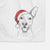 Radar the Pitbull Mix Decorative Hand Towel