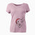 Santa Radar the Pitbull Mix - Women's V-neck Shirt