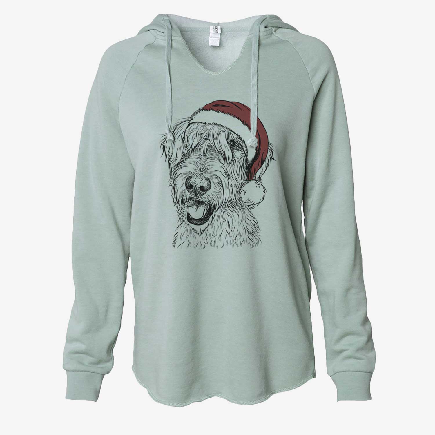 Ragnar the Irish Wolfhound - Cali Wave Hooded Sweatshirt