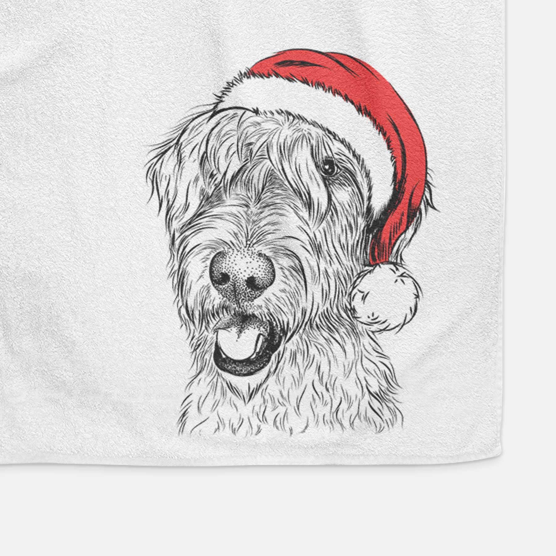 Ragnar the Irish Wolfhound Decorative Hand Towel