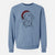 Santa Raisin the Flat Coated Retriever - Unisex Pigment Dyed Crew Sweatshirt