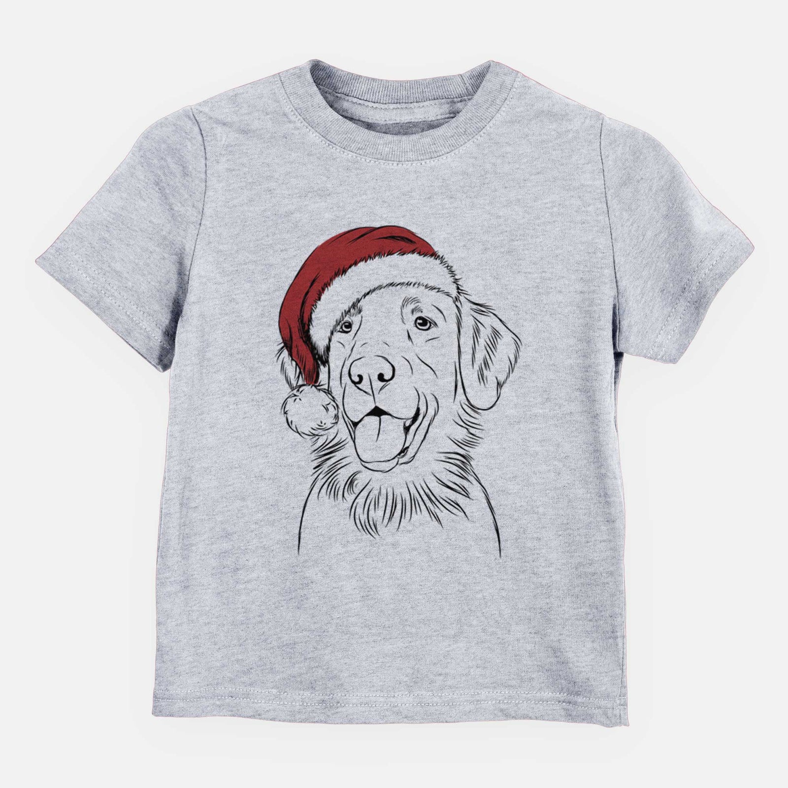 Santa Raisin the Flat Coated Retriever - Kids/Youth/Toddler Shirt