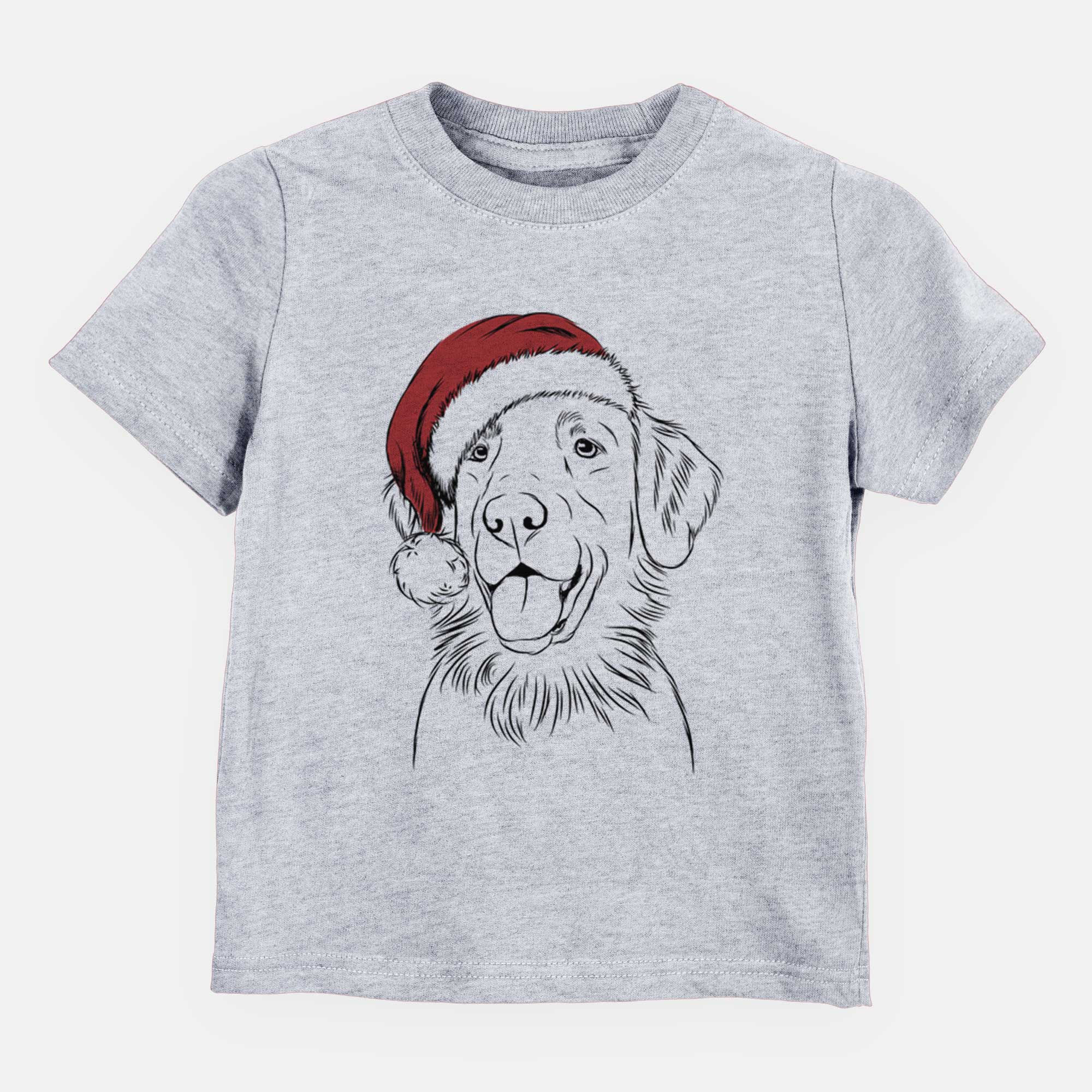 Santa Raisin the Flat Coated Retriever - Kids/Youth/Toddler Shirt