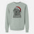 Santa Ralph the Leonberger - Unisex Pigment Dyed Crew Sweatshirt