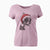 Santa Ralphie the Boston Terrier - Women's V-neck Shirt