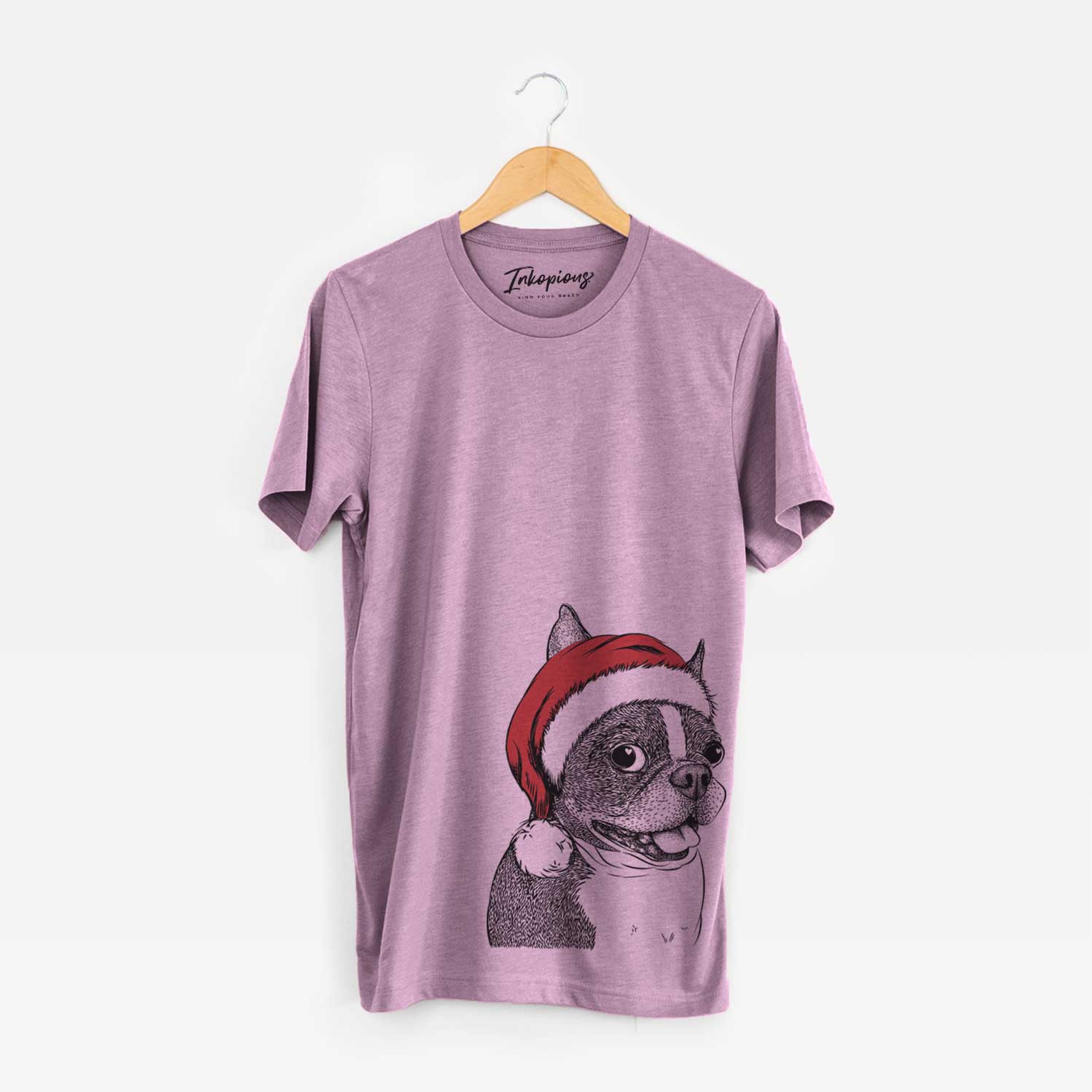 Santa Ralphie the Boston Terrier - Unisex Crewneck