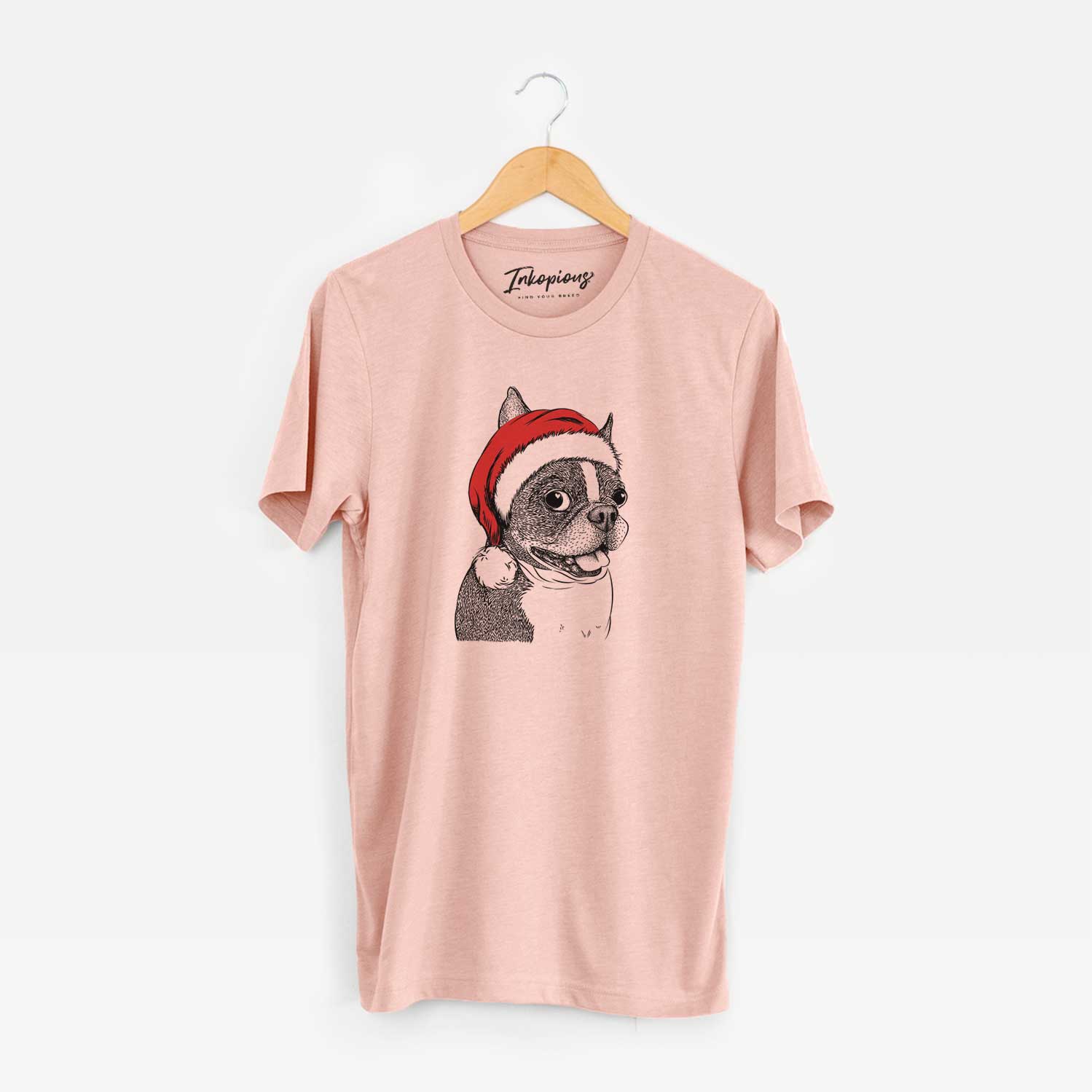 Santa Ralphie the Boston Terrier - Unisex Crewneck