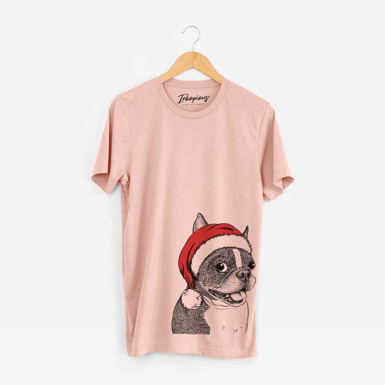 Santa Ralphie the Boston Terrier - Unisex Crewneck