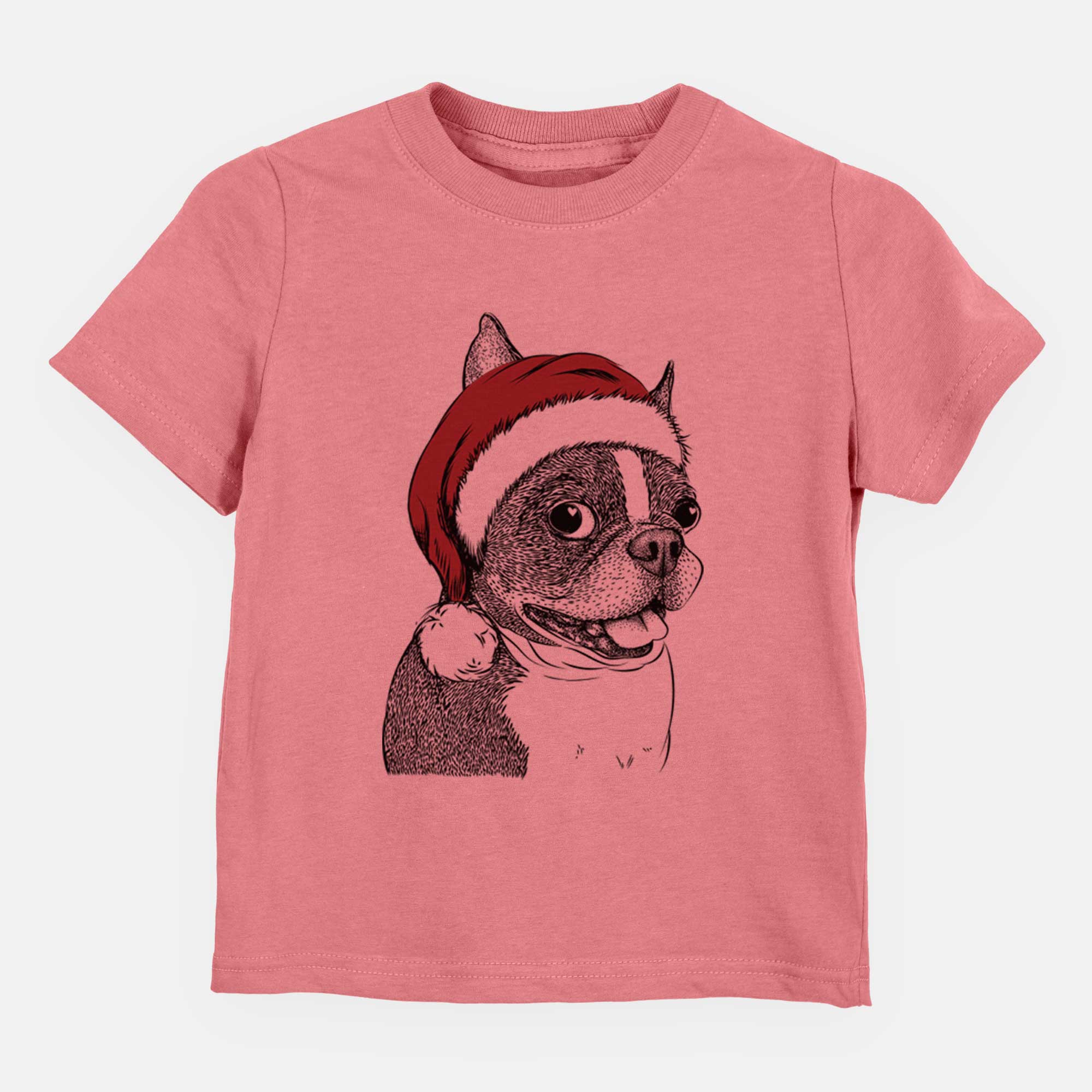 Santa Ralphie the Boston Terrier - Kids/Youth/Toddler Shirt