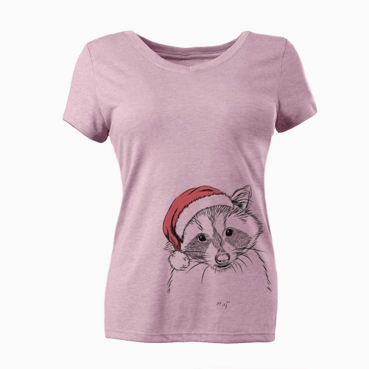 Randy the Raccoon - Women's V-neck Shirt
