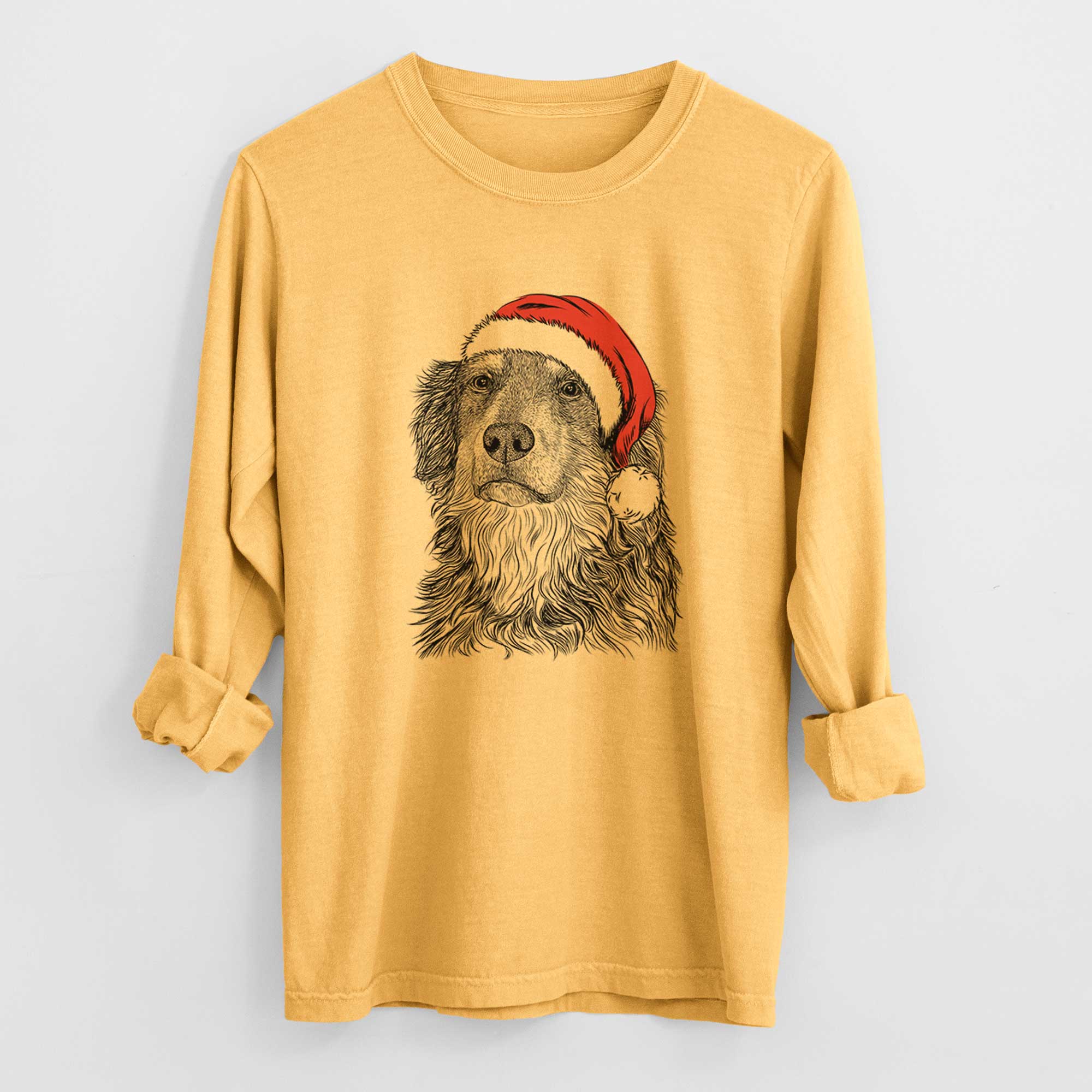 Santa Ranger the Mixed Breed - Heavyweight 100% Cotton Long Sleeve