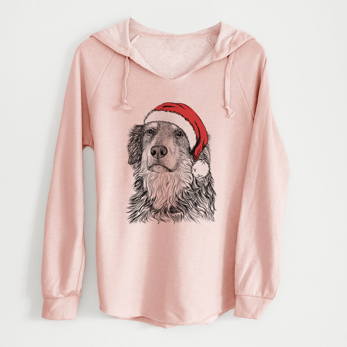 Santa Ranger the Mixed Breed - Cali Wave Hooded Sweatshirt