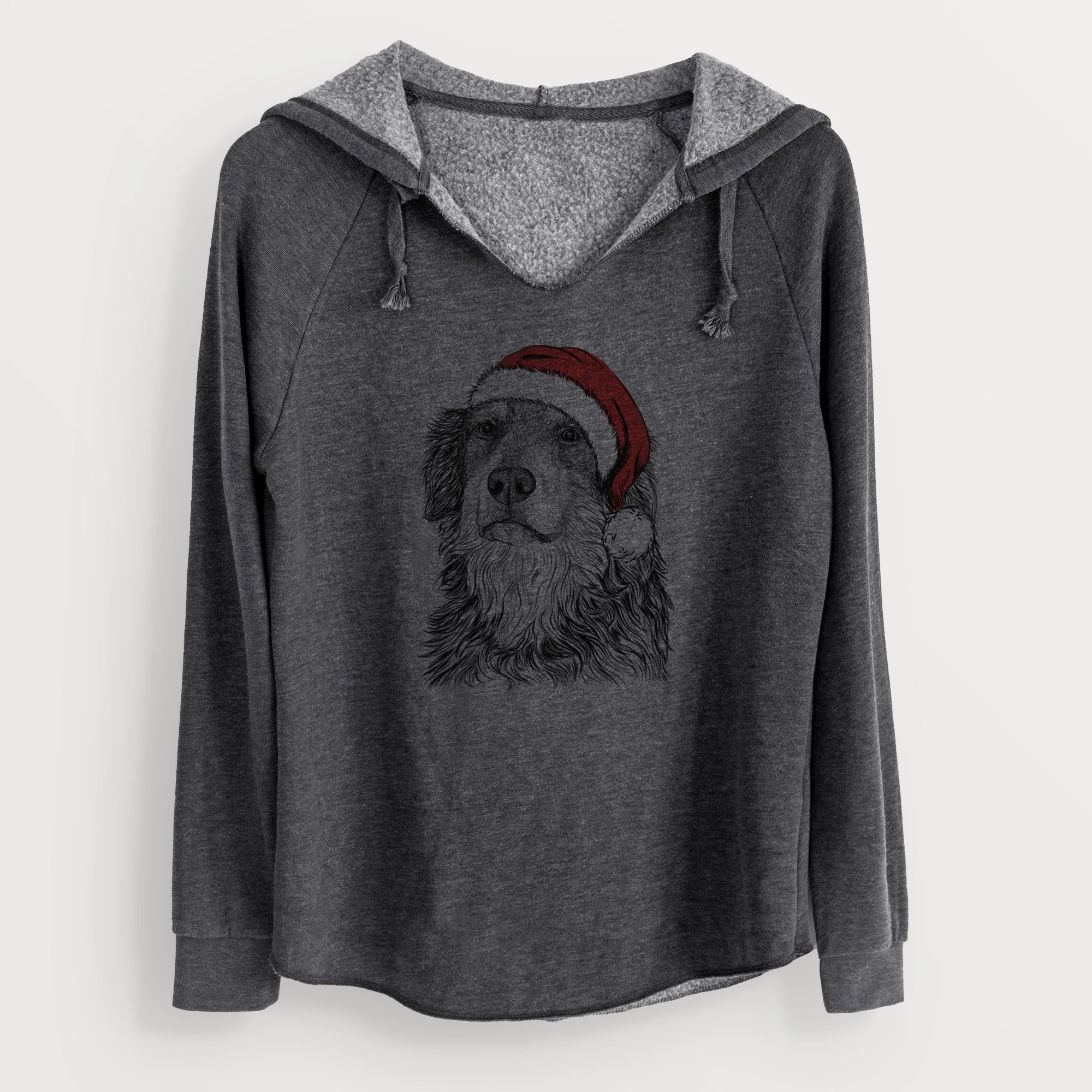 Santa Ranger the Mixed Breed - Cali Wave Hooded Sweatshirt