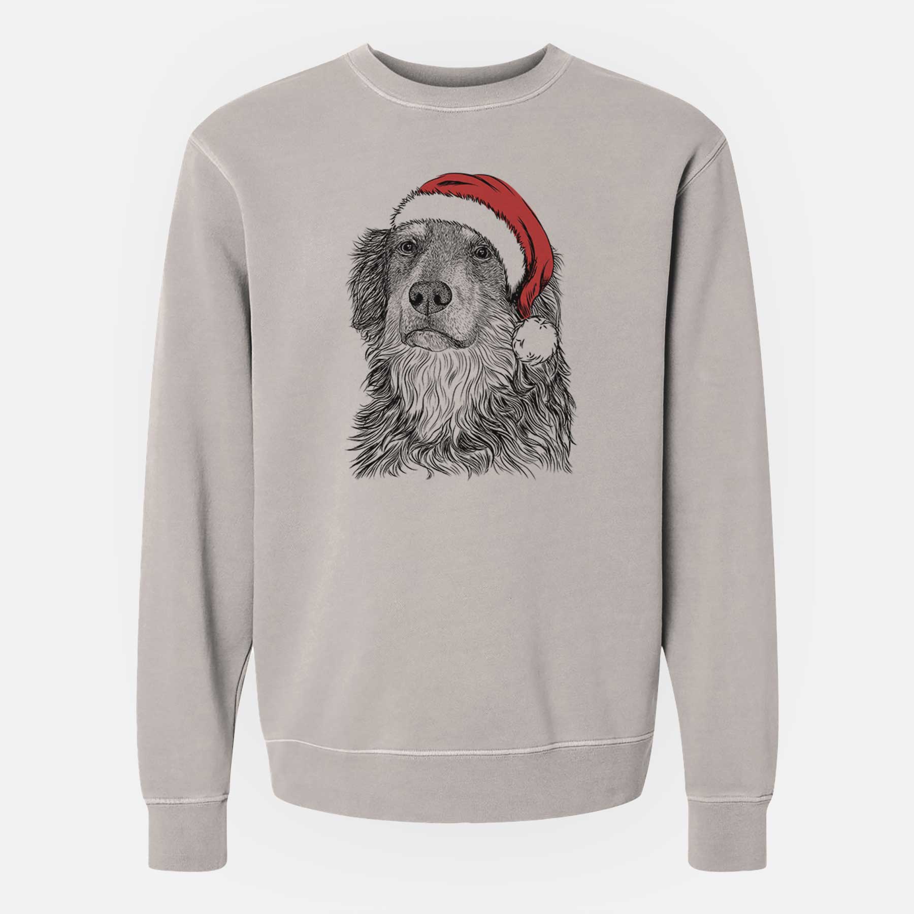 Santa Ranger the Mixed Breed - Unisex Pigment Dyed Crew Sweatshirt