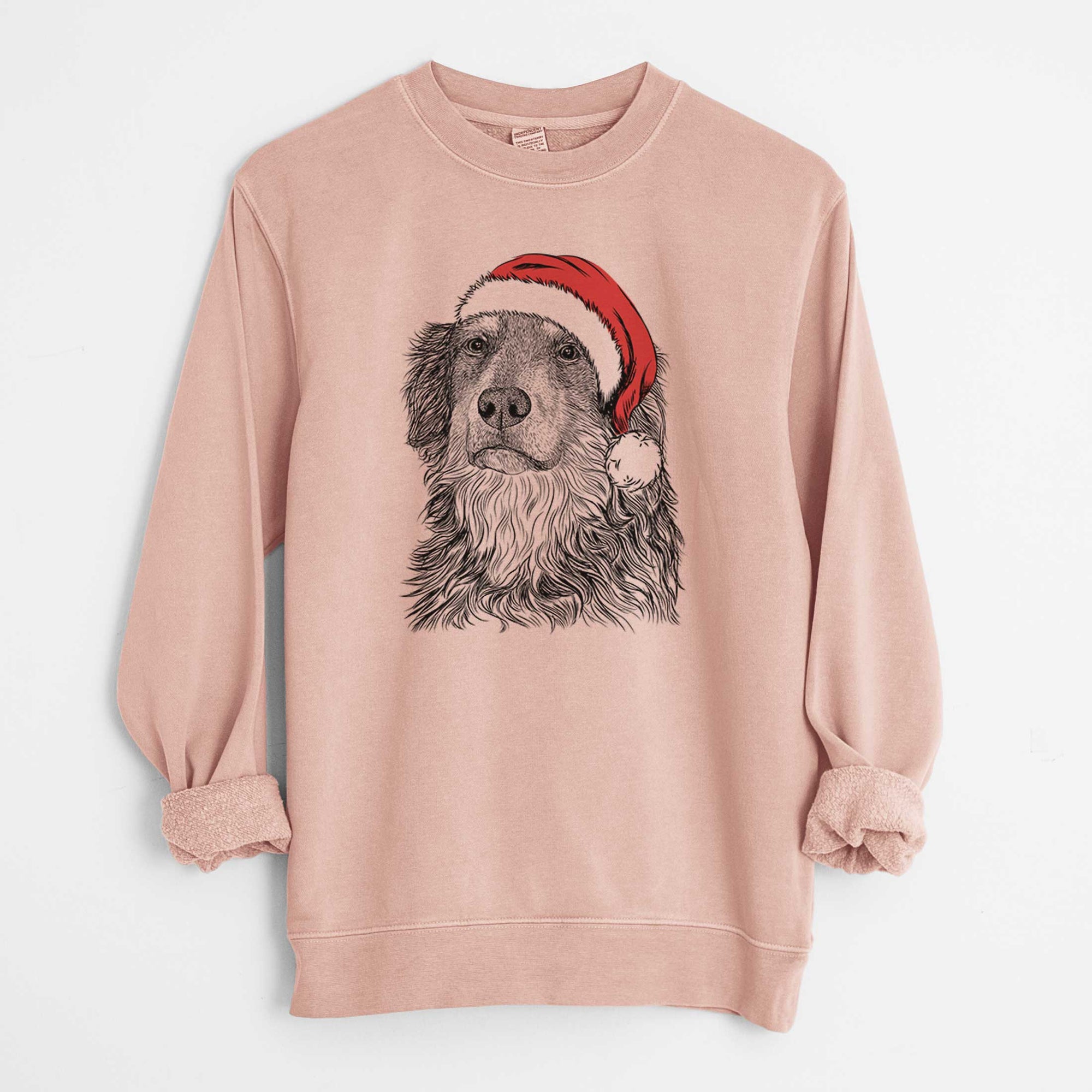 Santa Ranger the Mixed Breed - Unisex Pigment Dyed Crew Sweatshirt