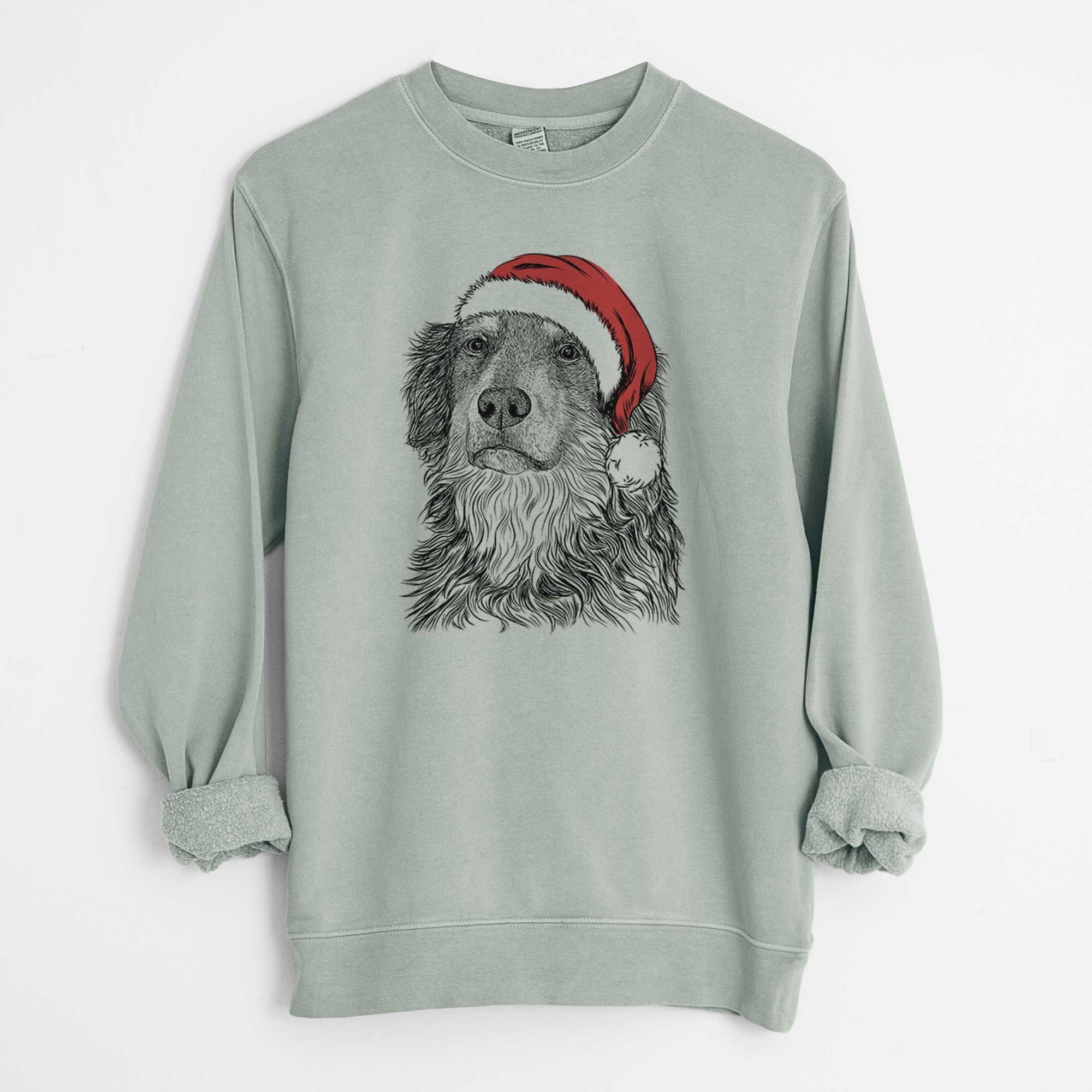 Santa Ranger the Mixed Breed - Unisex Pigment Dyed Crew Sweatshirt