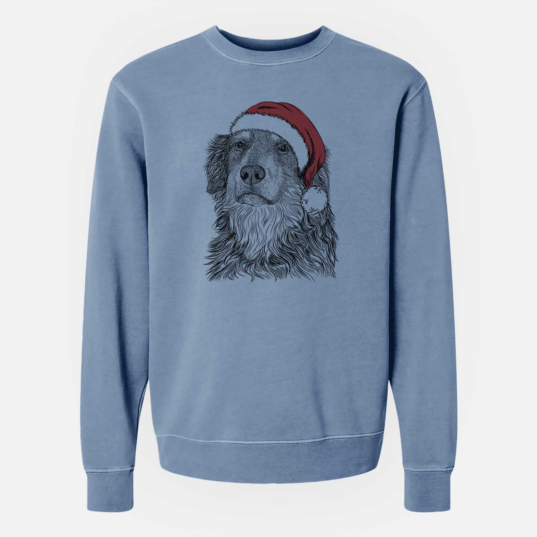 Santa Ranger the Mixed Breed - Unisex Pigment Dyed Crew Sweatshirt