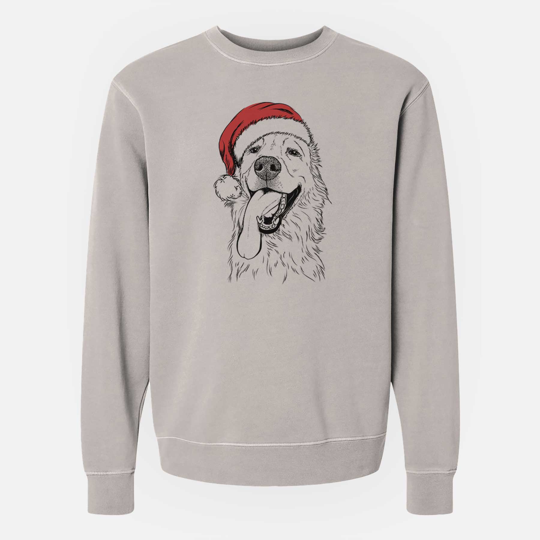 Santa Ranger the Mixed Breed - Unisex Pigment Dyed Crew Sweatshirt