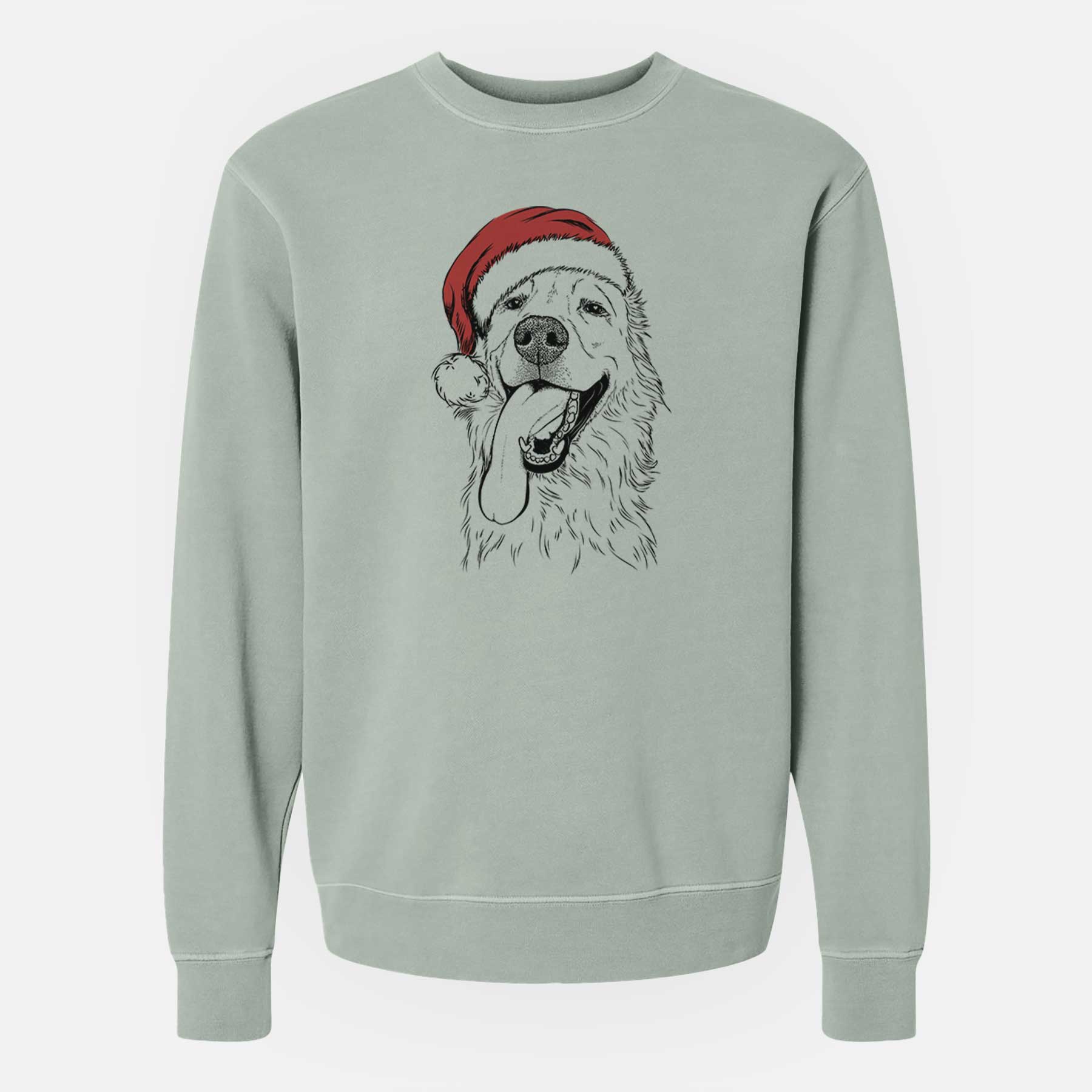 Santa Ranger the Mixed Breed - Unisex Pigment Dyed Crew Sweatshirt