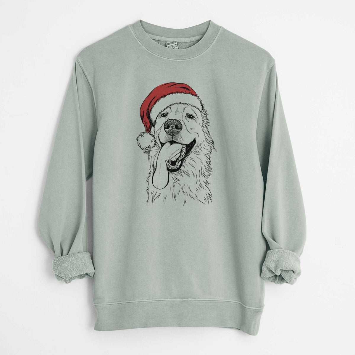 Santa Ranger the Mixed Breed - Unisex Pigment Dyed Crew Sweatshirt