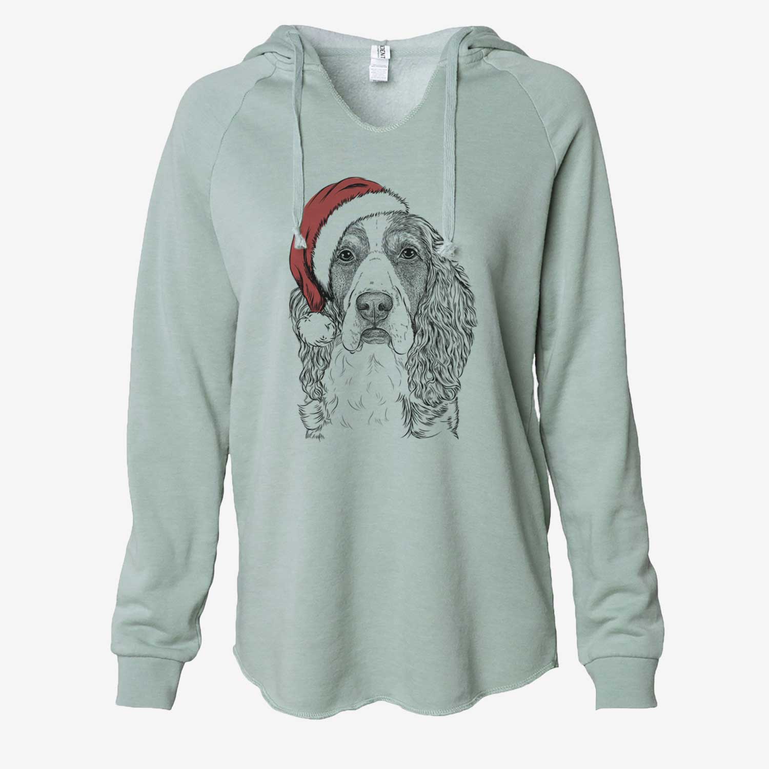 Red the English Springer Spaniel - Cali Wave Hooded Sweatshirt