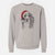 Santa Red the English Springer Spaniel - Unisex Pigment Dyed Crew Sweatshirt