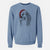 Santa Red the English Springer Spaniel - Unisex Pigment Dyed Crew Sweatshirt