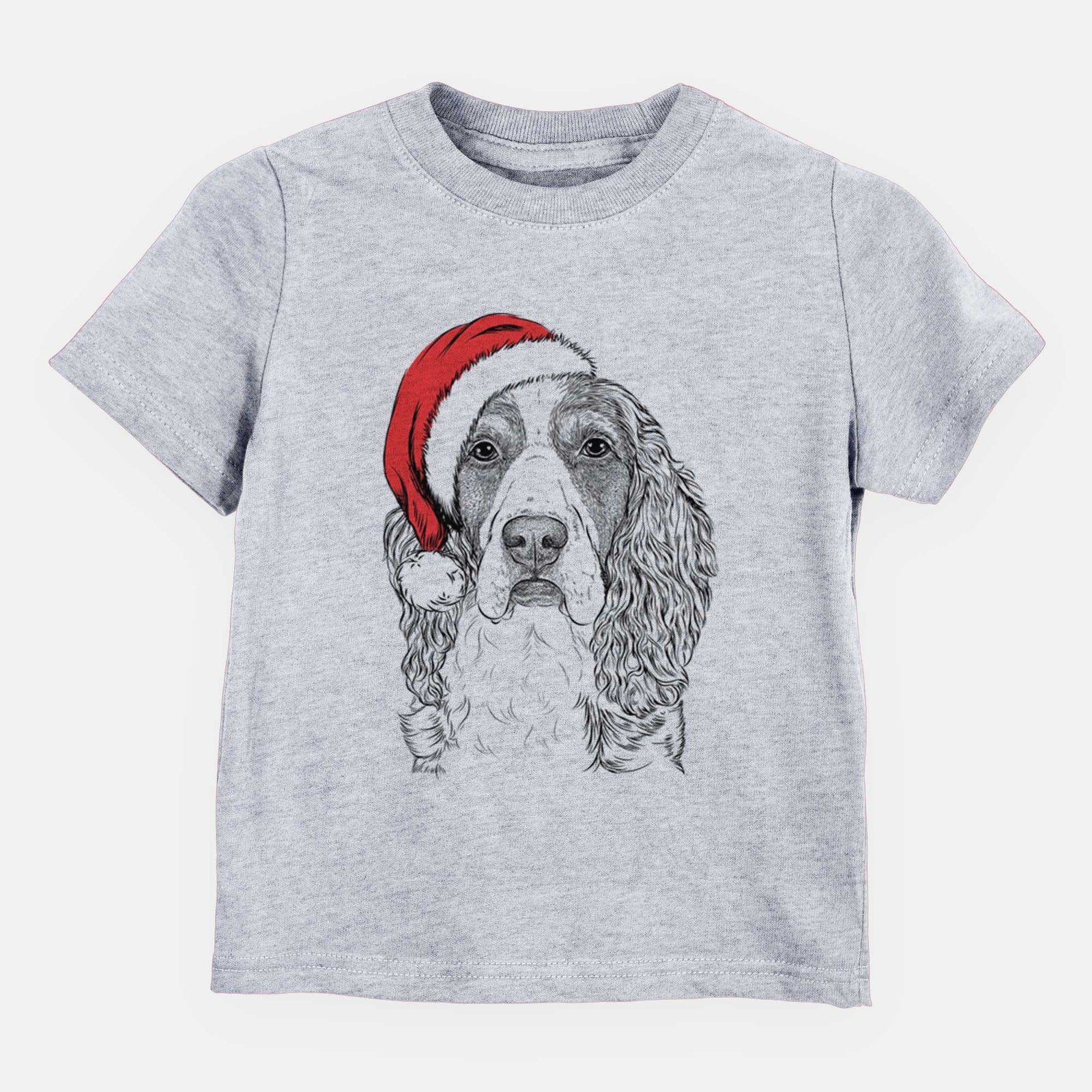 Santa Red the English Springer Spaniel - Kids/Youth/Toddler Shirt