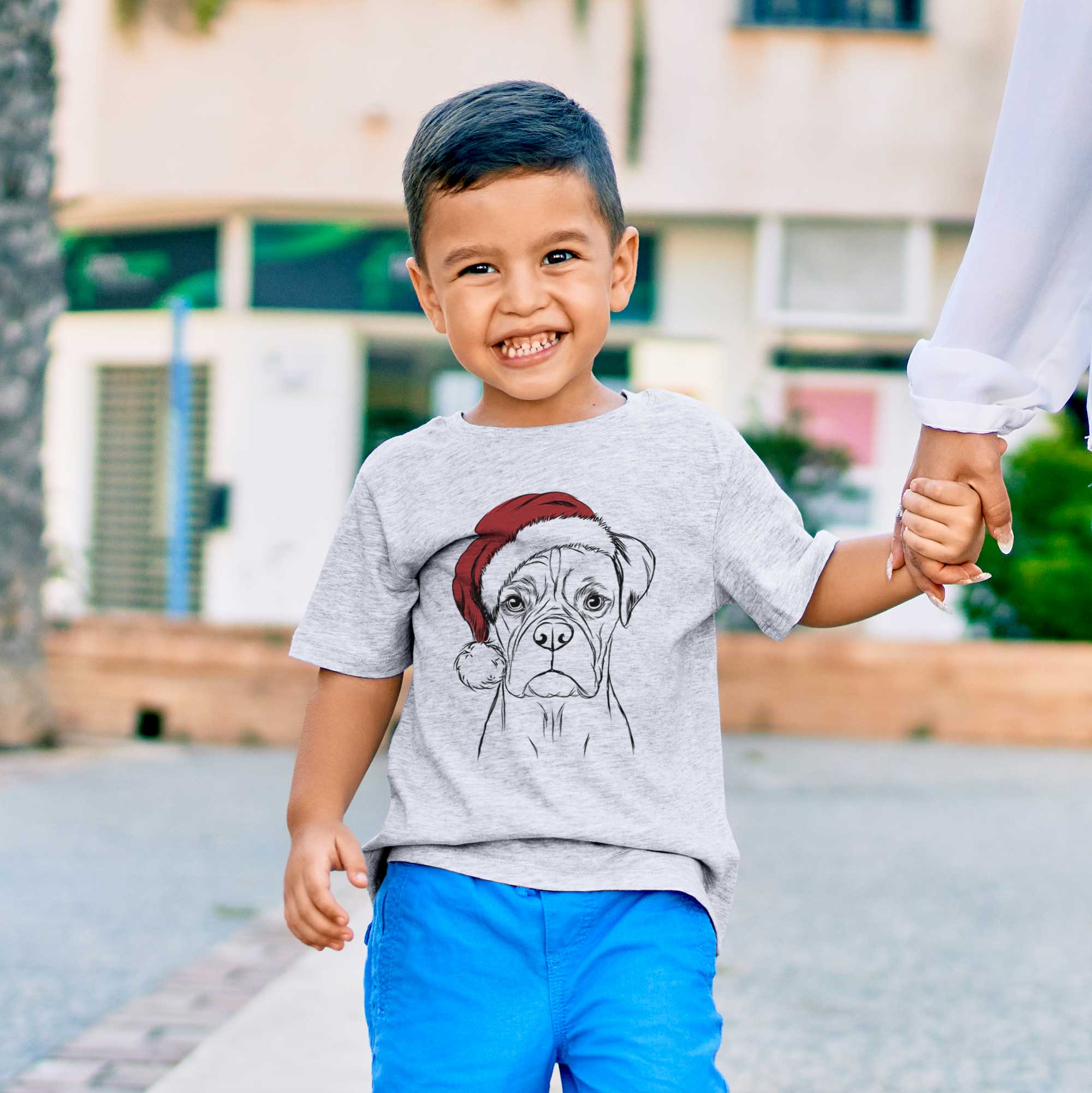 Santa Reese the Boxer - Kids/Youth/Toddler Shirt