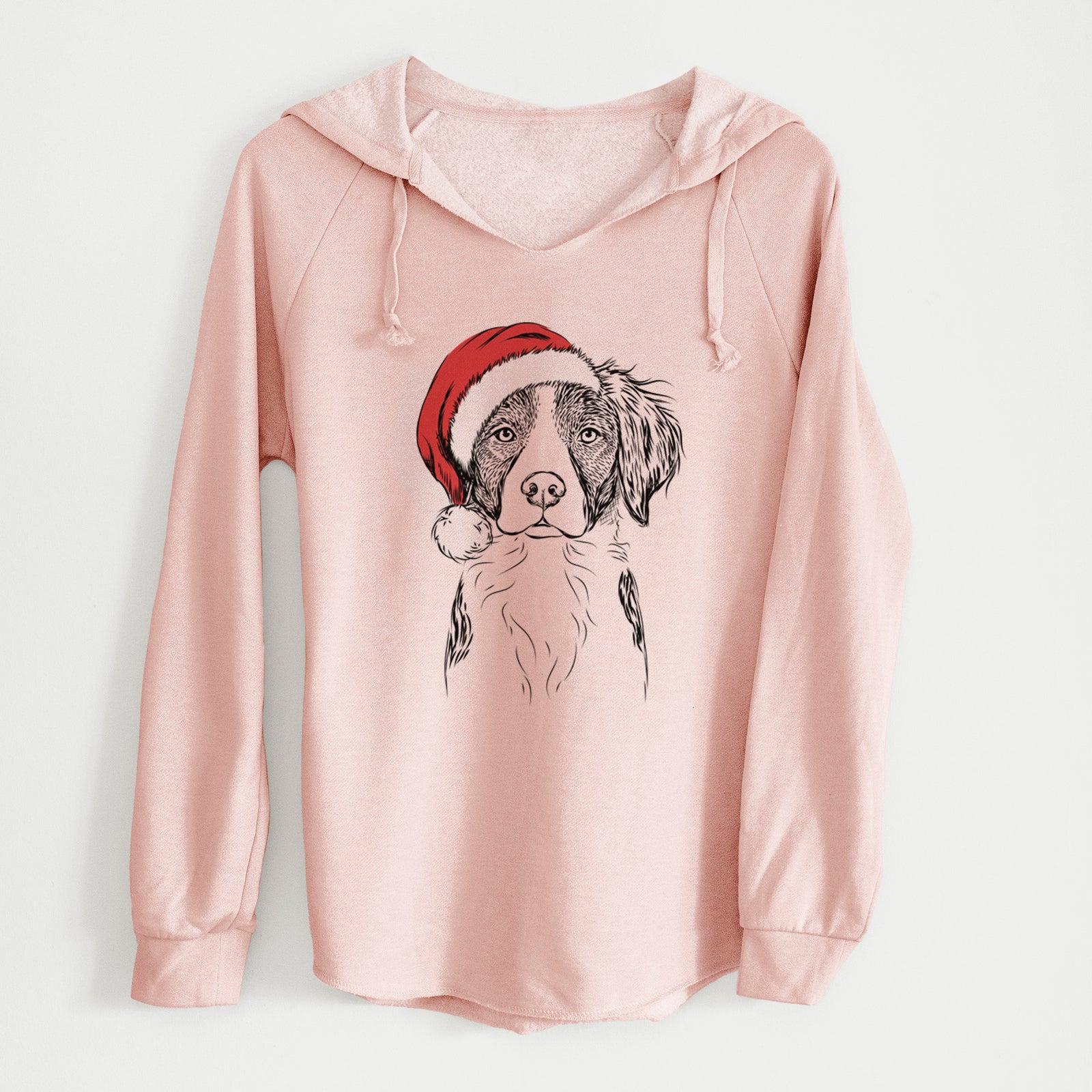 Santa Remi the Brittany - Cali Wave Hooded Sweatshirt