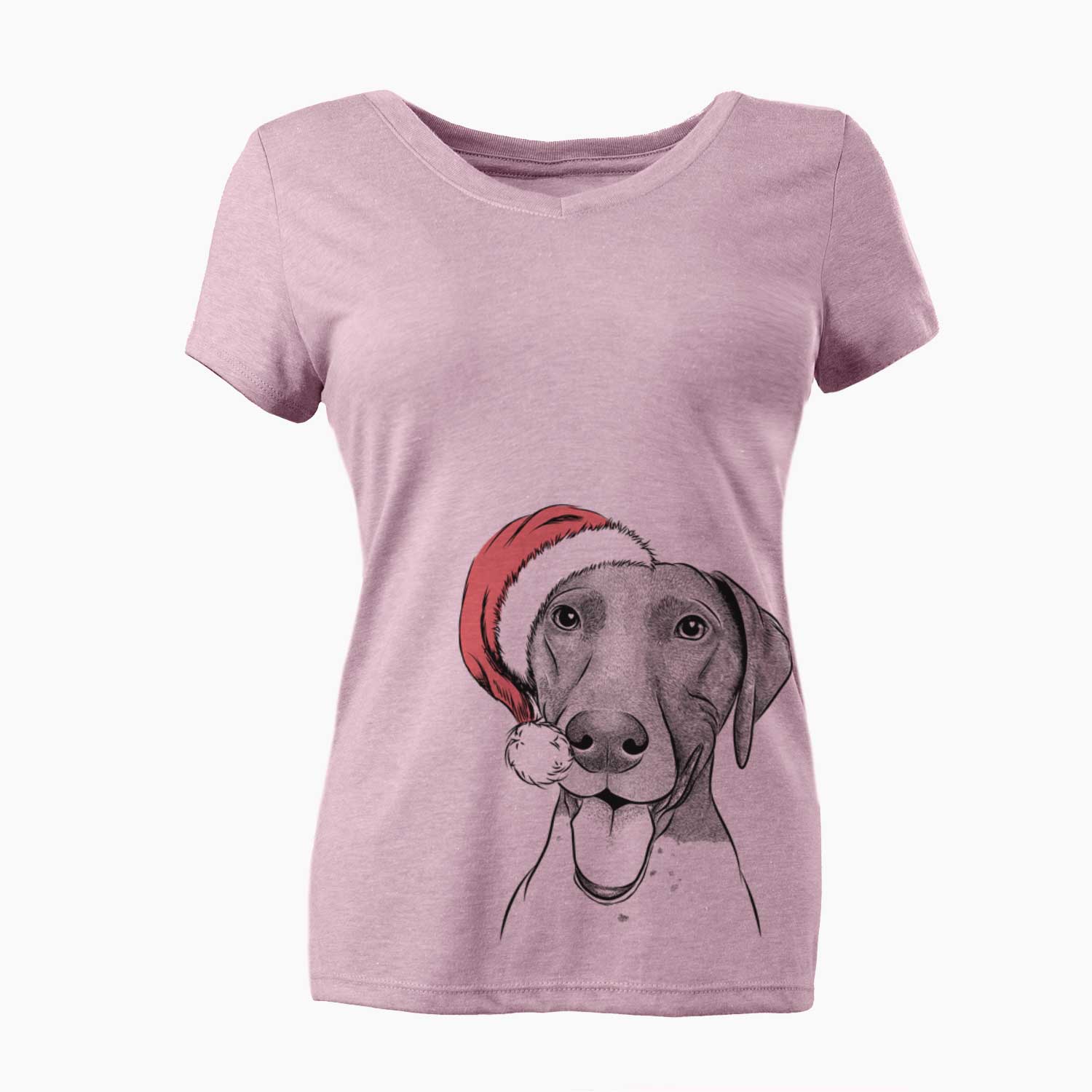 Remi the German Shorthaired Pointer - Women's V-neck Shirt