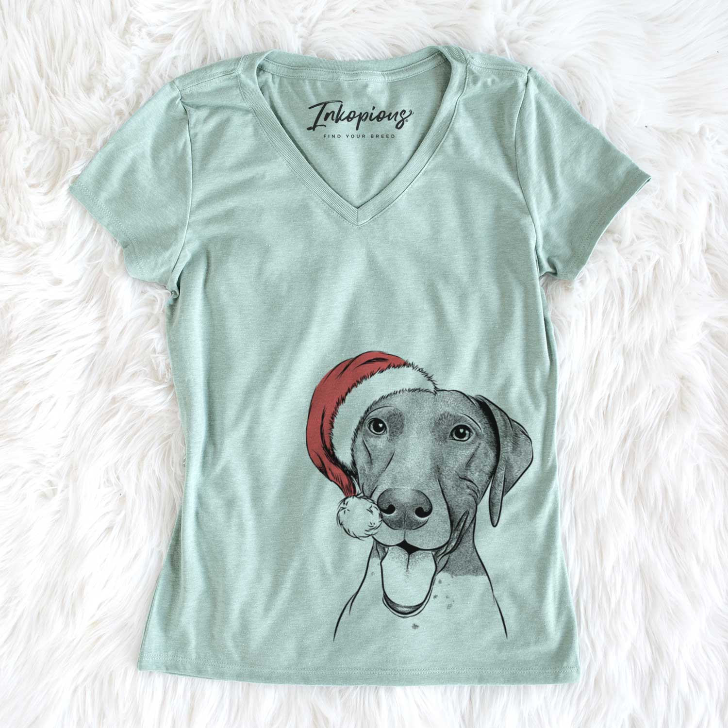 Remi the German Shorthaired Pointer - Women's V-neck Shirt