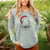 Santa Remington the Bedlington Terrier - Cali Wave Hooded Sweatshirt