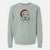 Santa Remington the Vizsla - Unisex Pigment Dyed Crew Sweatshirt