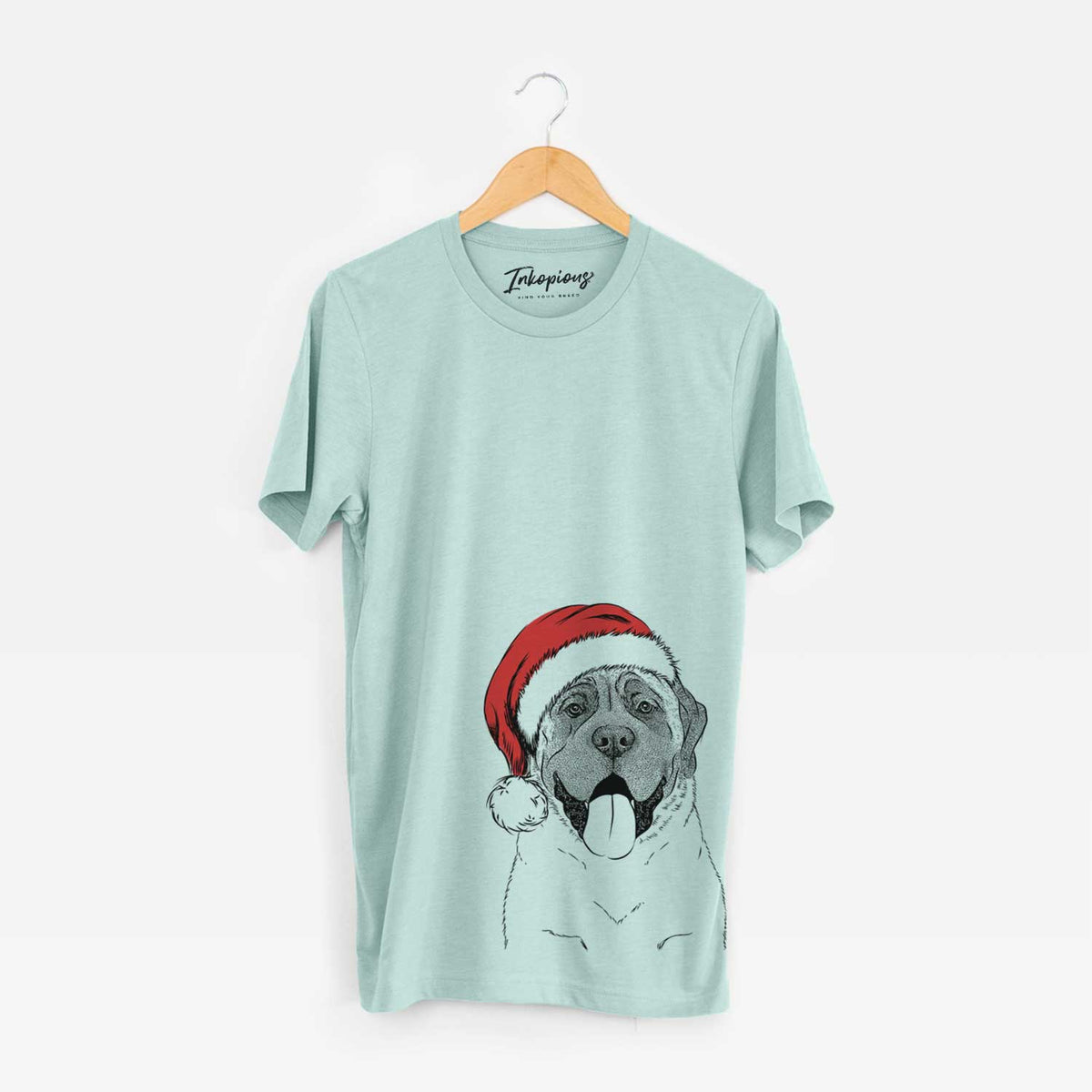 Santa Remmie the English Mastiff - Unisex Crewneck