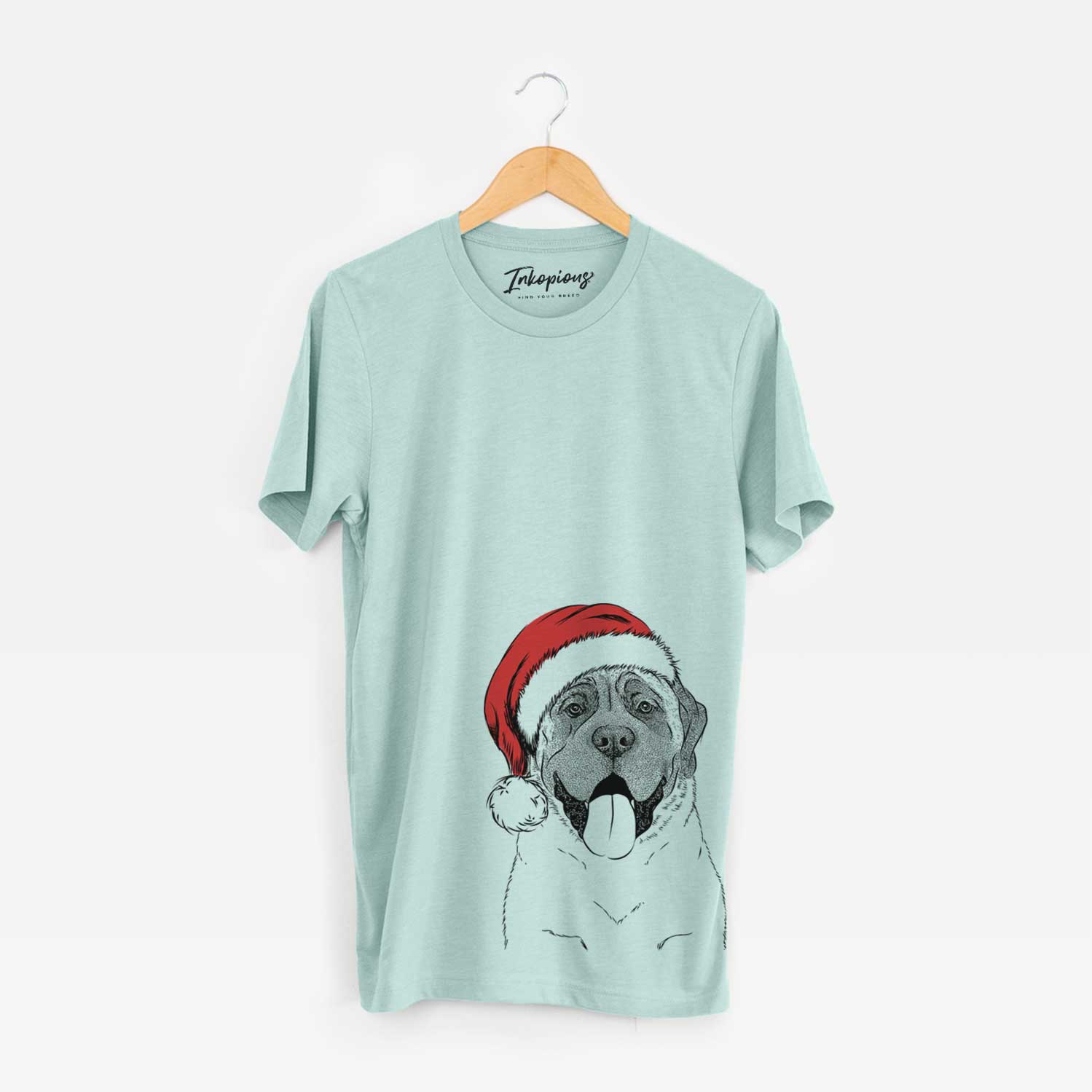 Santa Remmie the English Mastiff - Unisex Crewneck